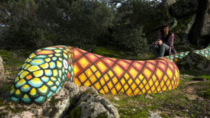 La serpiente de Plasenzuela, primera obra del Bosque de To. / EL PERIÓDICO